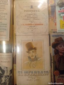 Cinema: FOLLETO ORIGINAL PELICULA EL ESCANDALO completo GRAN TEATRO Elche